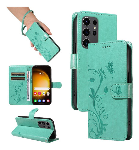 Funda Para Samsung Galaxy S24 Ultra Alta Calidad Cuero Y