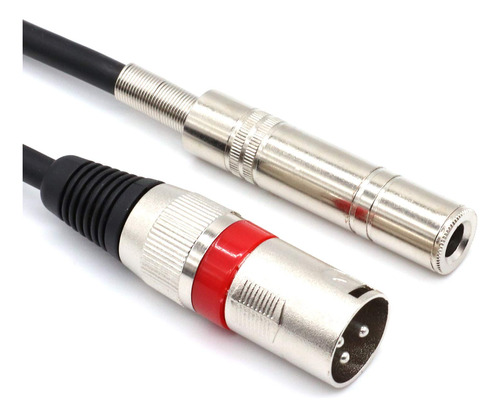 Siyear Cable Adaptador Hembra A Xlr Macho De 0.250 in, 1/4 P
