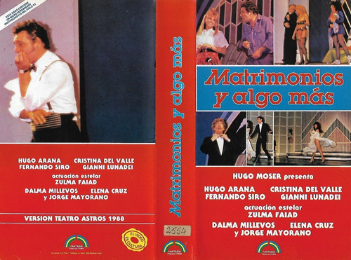 Matrimonios Y Algo Mas Vhs Hugo Moser Gianni Lunadei