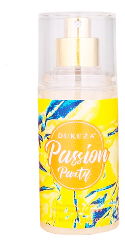 Body Mist Con Glitter Para Mujer Dukeza Passion Party 88ml 