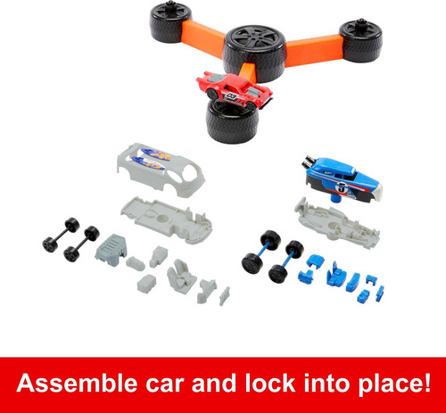 Mattel Games Hot Wheels Build N Slam, Juego Para Niños Con