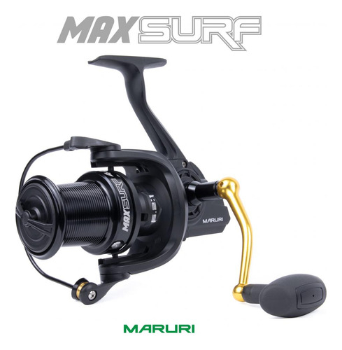 Molinete Praia Long Cast Maruri Max Surf 4000 - 8 Rol - 20kg Cor Preto Lado da manivela Direito/Esquerdo