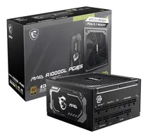 Comprar Fuente De Poder Para Pc Msi Mpg A1000g Pcie5 1000w Negra 220