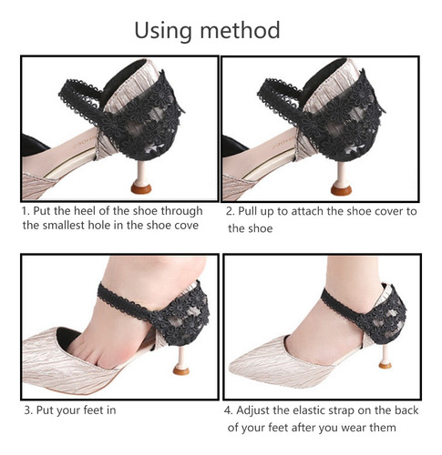 Zapatos De Tacón Alto Para Mujer Con Correas Ajustables