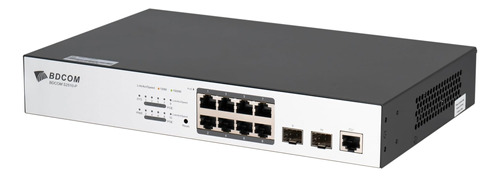 Conmutador Poe Ethernet Bdcom S2510-p Con 10 Puertos Ge