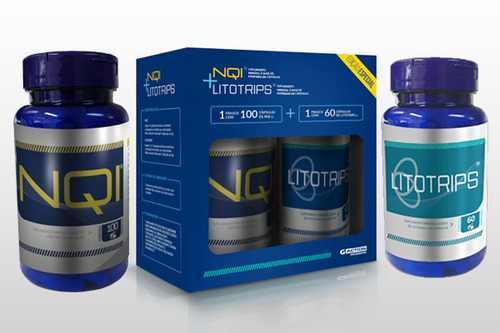 Imagem 3 de 4 de Combo 1 Nqi 100 Caps + 1 Litotrips 60 Caps Frete Grátis
