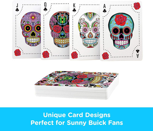 Juego De Cartas Aquarius Sugar Skulls, Con Tematica De Su...