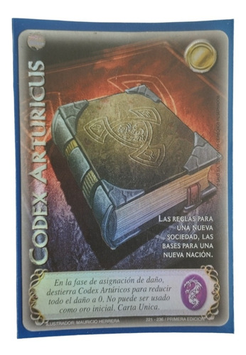 Codex Artúricus Primera Edición Mitos Y Leyendas 