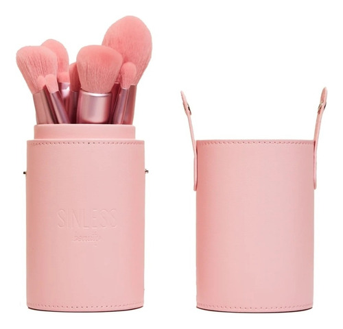 Set Brochas Sinless Beauty Set Brochas Viaje Pink Sinless Be Color Rosa