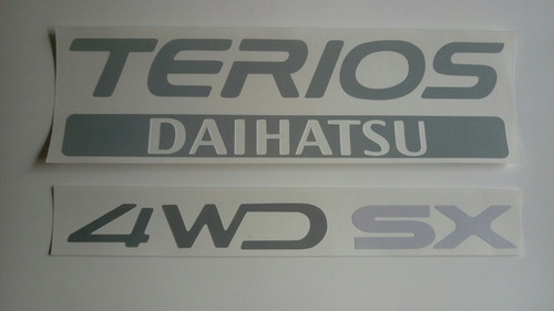 Daihatsu Terios Calcomanía Puerta Trasera