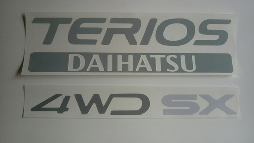 Daihatsu  Terios Calcomanía Puerta Trasera 