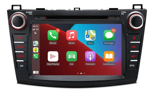 Mazda 3 2010-2013 Android + Carplay Wifi Gps Dvd Mirror Link