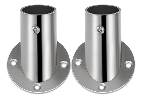 Cortina De Ducha De Acero Inoxidable Con Soporte Para Barra