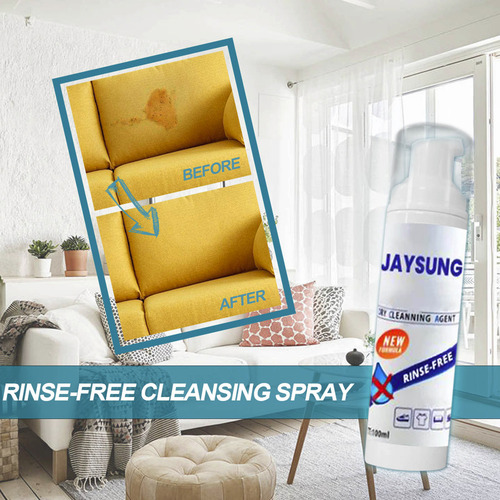 Spray De Limpeza E Enxágue Para Roupas Sem Água Multiuso Cl