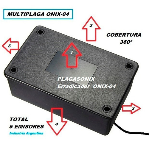 Espanta Ahuyenta Alacranes Arañas Ultrasonido Onix-04 Envio