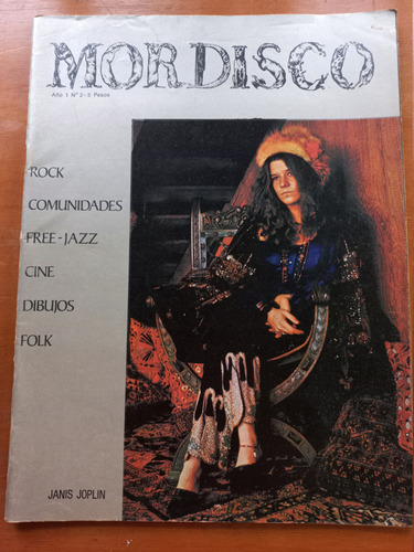 Revista Mordisco Janis Joplin - Poster Bob Dylan - N°2 (Usado)