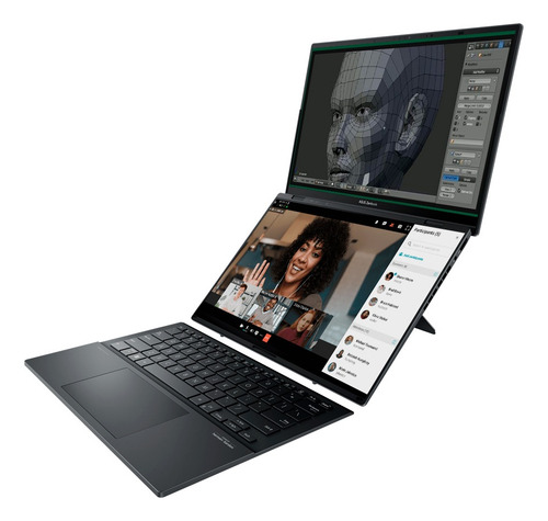 Asus UX8406CA-PS99T Zenbook Duo 14 Oled Intel 9 32gb 1tb Pantalla Táctil Inkwell Gray