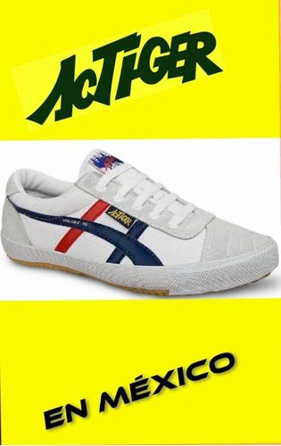 Imagen 7 de 8 de Tenis Actiger Original Modelo Volley 55 Moda Casual Retro