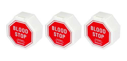 Blood Stop Curativo Antisséptico C/200 (kit C/03)