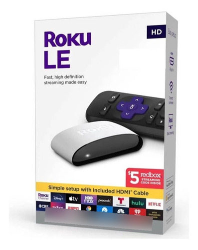 Roku Express 1080p 3960xb Calidad 4k Hdr, Incluye Control Color Blanco