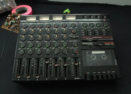 Tascam Portastudio Porta Two Gravado Multipista Fita Cassete