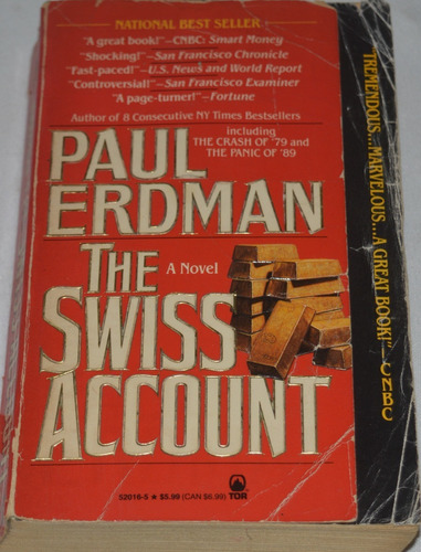 The Swiss Account Paul Erdman Librosretail X02