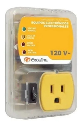 Protector De Voltaje Exceline Equipos Electrónicos Pro 120v