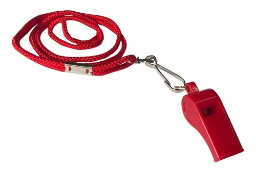 comprar Silbato Bolita C\u002Fcordon \u002F Arbitro- Profes- Guardavidas -rojo