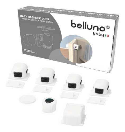 Traba Seguridad Bebé / Niño Magnética Imán Multiuso Kit X 4