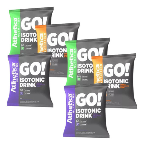 Go Isotonic Drink Repositor Isotonico Rende 12l 6x900g Sabor Lima Limão