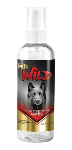 3 Frascos Colonia Wild 125 Ml Para Perros