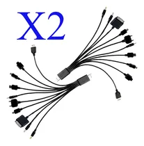Comprar Cable Usb 10 En 1 Cargador Blackberry Samsung Psp Ds Htc LG