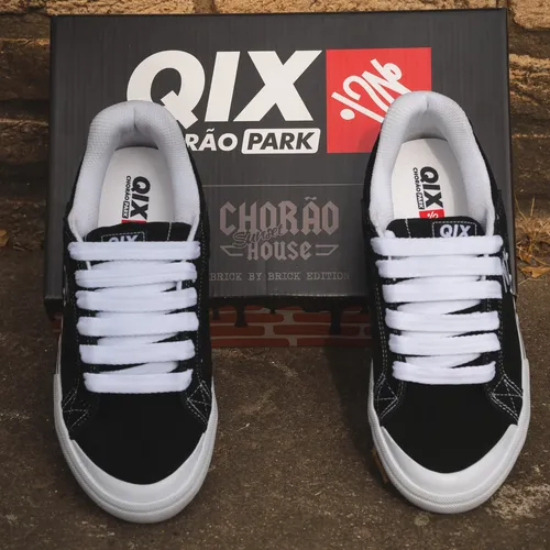 Tênis Qix Chorão Park Preto Branco Masculino Feminino Casual