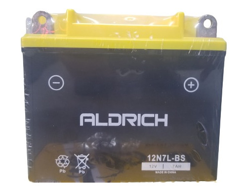Bateria De Acido Horse 12n7 Marca Aldrich 