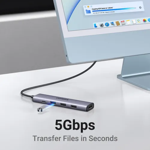 Revodok Hub Usb C 5 En 1 Con Hdmi 4k Ugreen