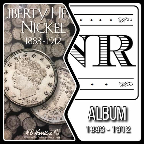 Álbum Monedas Liberty Head Niquel - 1883 - 1912 - P & D + S