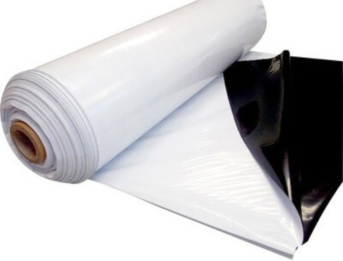 Lona Preta E Branca Dupla Face 200 Micras Silagem 3x6 Mts