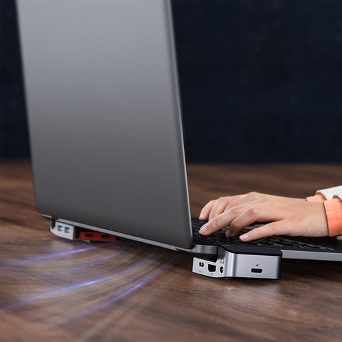 Hub Adaptador Multifuncional Hdmi Red Audio Macbook Baseus