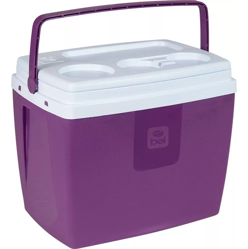 Caja refrigeradora Cooler Culler Culer, 19 litros, 24 latas, color açaí