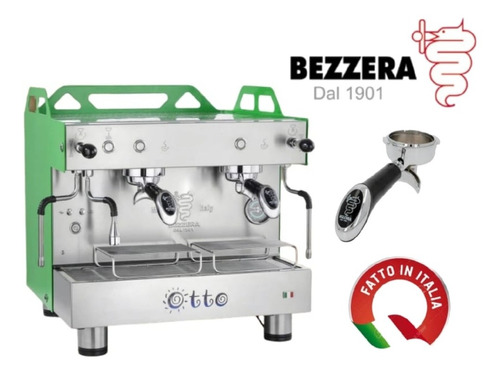 Máquina De Café Italiana 2 Grupos Bezzera Otto  