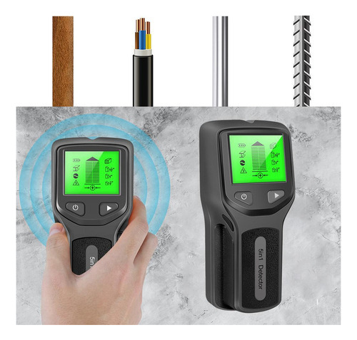 A 1 Detector De Clavos De Pared Con Pantalla Lcd Negra