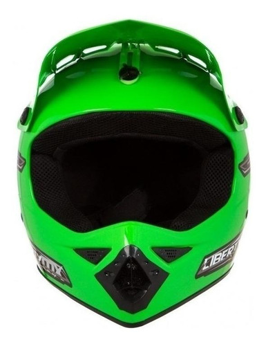 Capacete para moto  off road Pro Tork Liberty  Mx Pro  verde solid tamanho 58 