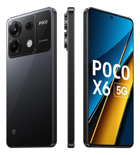 Xiaomi Poco X6 5g 256 Gb 12 Gb Ram Nfc Black Com Nota Fiscal