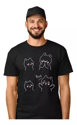 Camisetas De Algodón P/hombre De Gatos Baratas Cleen