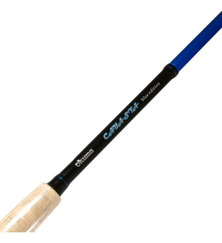 Caña Okuma Cayasta Blue Edition 2,10 Mt Rotativo Medidas 2.10 Mt / 1 Tramo / 14-45 Lb