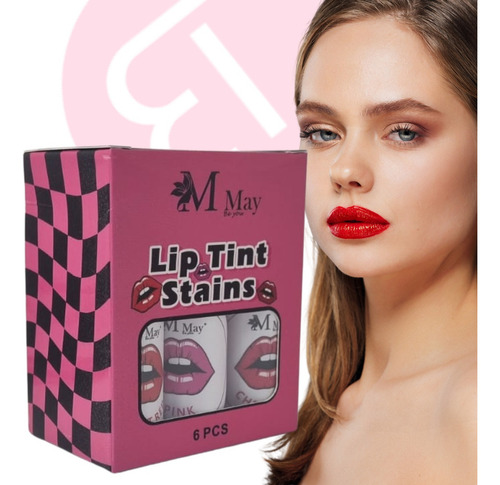 Set De 6 Hermosas Tintas Coreanas Para Labios Lip Tint Stain