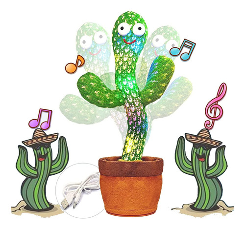 Cactus De Baile, Juguete De Cactus Que Habla, Sunny The...
