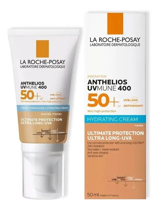 Protector solar La Roche-Posay Anthelios UVMune 400 UVMune Cream 50+ AP TT 50FPS en crema 50mL