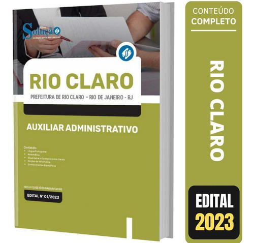 Apostila Prefeotira Rio Claro Rj - Auxiliar Administrativo