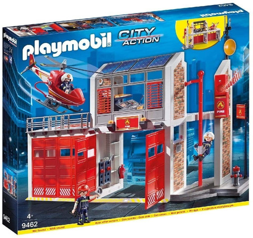 Playmobil 9462 City Action Estacion Parque De Bomberos